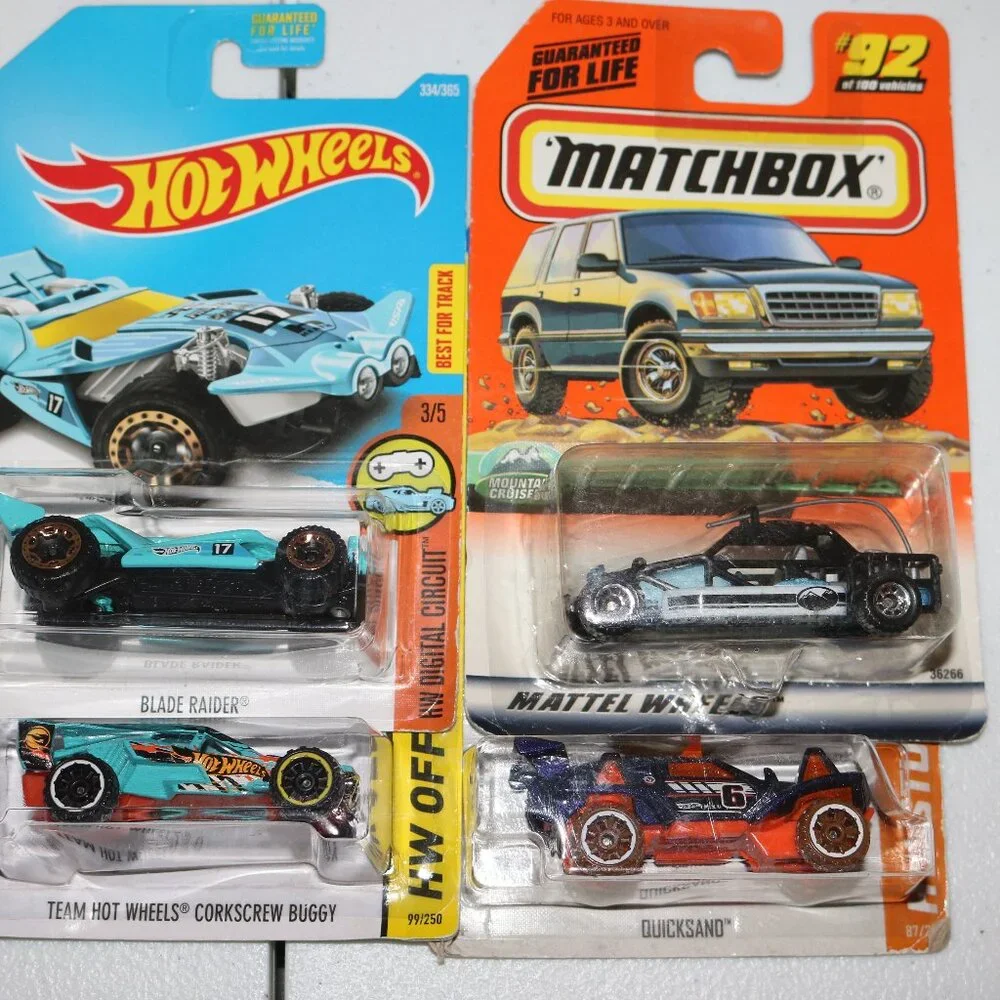 Hot Wheels/Matchbox dune buggy lot of 4  NIP VTG